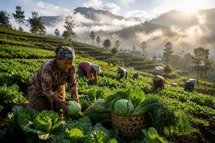 Sayuran Segar Ranupani dan Kehidupan Petani Tengger